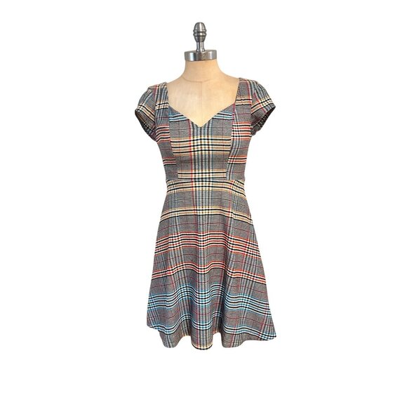 Anthropologie Finley Plaid Dress by Moulinette Soeurs -Size 0 - Picture 8 of 8